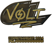 Sticker | volt (Gold) | Copenhagen 2024