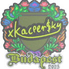 Sticker | xKacpersky (Embroidered) | Budapest 2025 Sticker | xKacpersky (Embroidered) | Budapest 2025 image