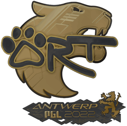 Sticker | arT (dorada) | Amberes 2022