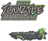 Sticker | Tuurtle (Glitter) | Antwerp 2022 image
