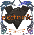 Sticker | electronic (Holo) | Austin 2025 image