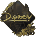 Sticker | dupreeh (Gold) | Rio 2022