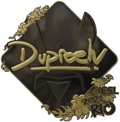Sticker | dupreeh (dorada) | Río 2022