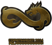 Sticker | Eternal Fire (Gold) | Copenhagen 2024
