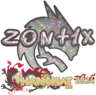 Sticker | zont1x (Glitter) | Shanghai 2024 image