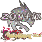 Sticker | zont1x (Glitter) | Shanghai 2024