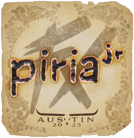 Sticker | piriajr | Austin 2025 Sticker | piriajr | Austin 2025 image