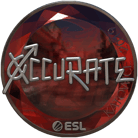 Sticker | xccurate (Foil) | Katowice 2019 image