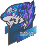 Sticker | Flash Gaming (Holo) | Boston 2018