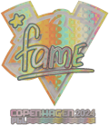 Sticker | fame (Holo) | Copenhagen 2024 image