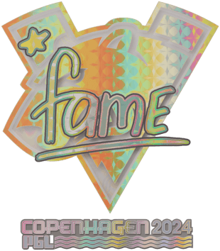 Sticker | fame(彩光)| Copenhagen 2024