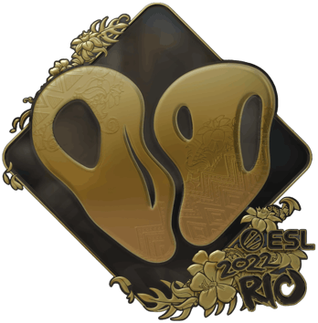 Sticker | 00 Nation(金色)| 2022年里约热内卢锦标赛