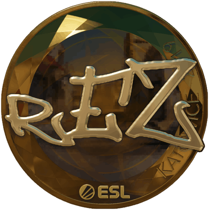 Sticker | REZ (złota) | Katowice 2019