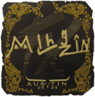 Sticker | mlhzin (Gold) | Austin 2025 image