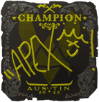 Sticker | apEX (Foil, Champion) | Austin 2025