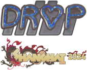 Sticker | drop (Holo) | Shanghai 2024 image