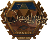 Sticker | Dosia (Gold) | London 2018 image