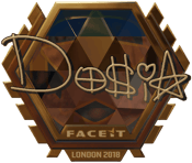 Sticker | Dosia (Gold) | London 2018
