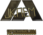 Sticker | jkaem (Gold) | Copenhagen 2024 image