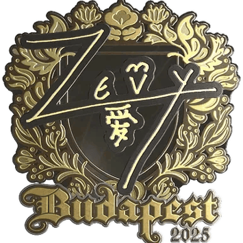 Aufkleber | zevy (Gold) | Budapest 2025