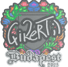 Sticker | qikert (Embroidered) | Budapest 2025 Sticker | qikert (Embroidered) | Budapest 2025 image