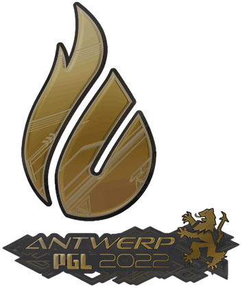Sticker | Copenhagen Flames (Gold) | Antwerp 2022