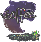 Sticker | saffee (Glitter) | Antwerp 2022 image