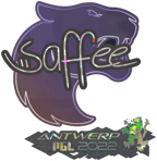 Sticker | saffee (Glitter) | Antwerp 2022