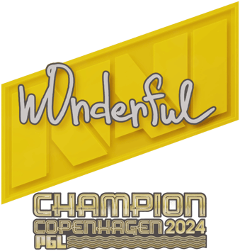 Sticker | w0nderful (mistrz) | Kopenhaga 2024
