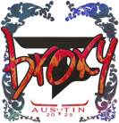 Sticker | broky (Holo) | Austin 2025 image