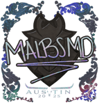 Sticker | malbsMd (Holo) | Austin 2025