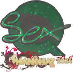Sticker | dexter (Glitter) | Shanghai 2024