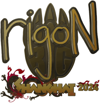 Sticker | rigoN (Gold) | Shanghai 2024