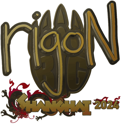 Sticker | rigoN (Gold) | Shanghai 2024
