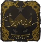Sticker | Sonic (Gold) | Austin 2025 Sticker | Sonic (Gold) | Austin 2025 image