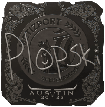 Sticker | Plopski (kiilto) | Austin 2025