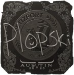 Sticker | Plopski (Foil) | Austin 2025