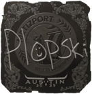 Sticker | Plopski (Foil) | Austin 2025 Sticker | Plopski (Foil) | Austin 2025 image