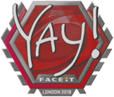 Sticker | yay | London 2018 image