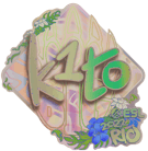 Sticker | k1to (Holo) | Rio 2022 image