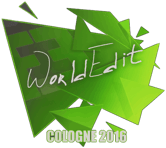 Sticker | WorldEdit | Cologne 2016