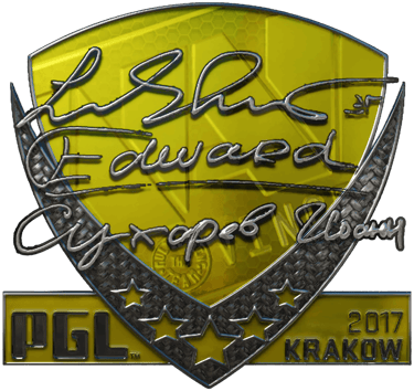 Sticker | Edward (foliowana) | Kraków 2017