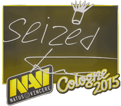 Sticker | seized | Cologne 2015