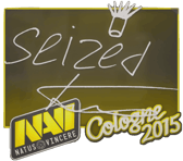 Sticker | seized | Cologne 2015