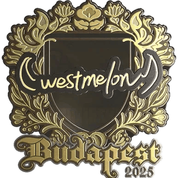 สติกเกอร์ | westmelon (Gold) | Budapest 2025