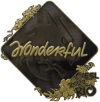 Sticker | w0nderful (Gold) | Rio 2022
