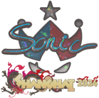 Sticker | Sonic (Glitter) | Shanghai 2024 image