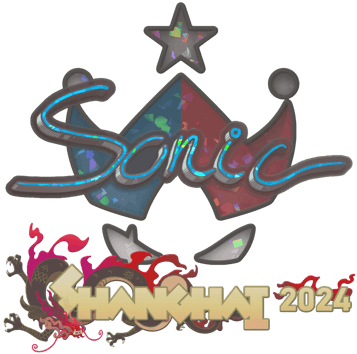 Sticker | Sonic (Glitter) | Shanghai 2024