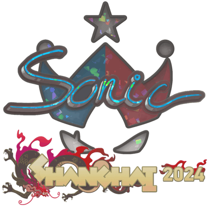 Sticker | Sonic (Glitter) | Shanghai 2024