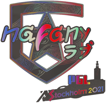 Sticker | nafany (holograficzna) | Sztokholm 2021